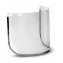 VISOR DE POLICARBONATO RIBETE ALUMINIO 8 X 16