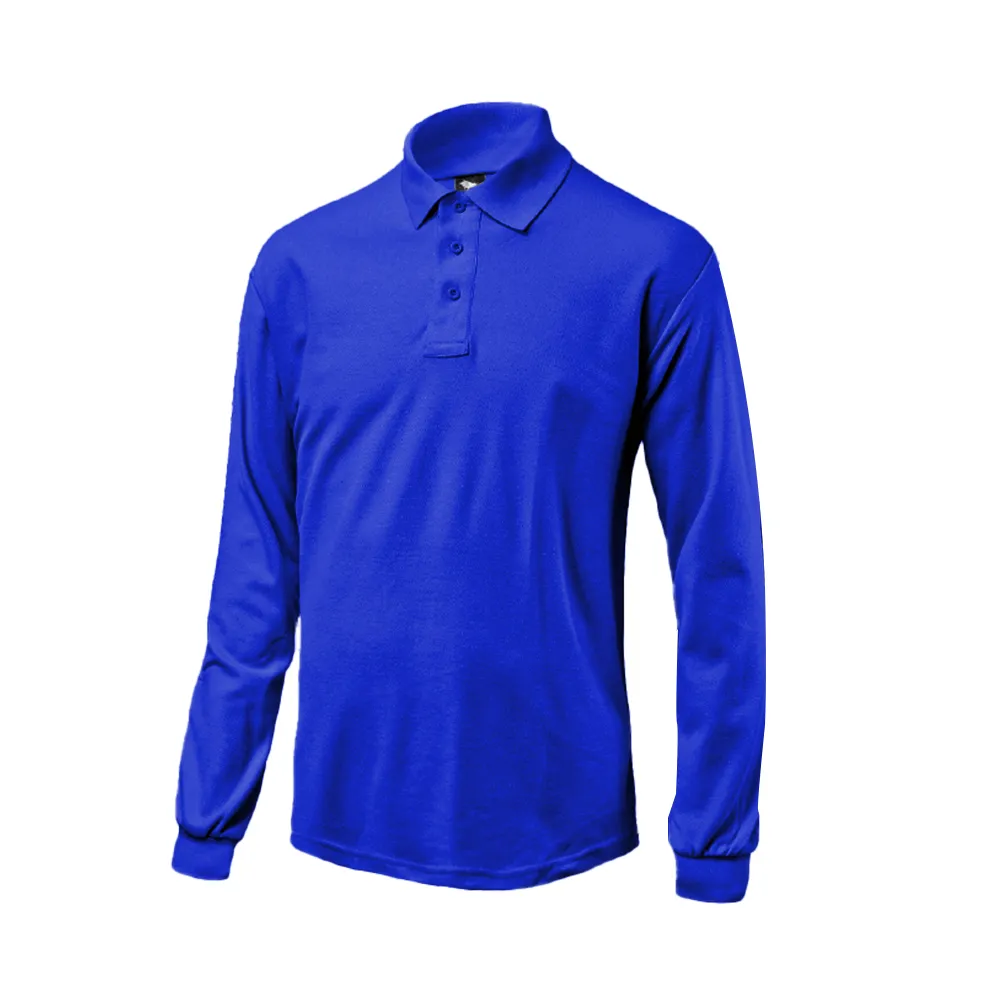 POLERA PIQUE AZUL XL